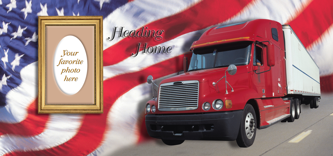 P 333 Flag T FR Heading Home Flag